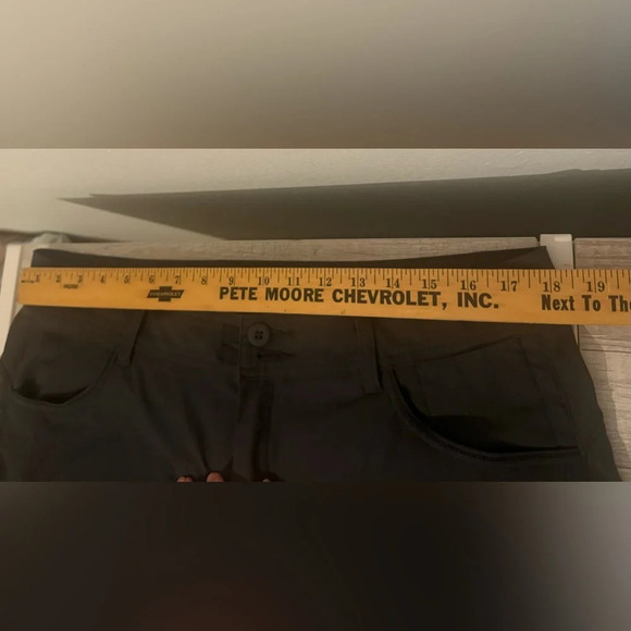 Prana Halle Straight Pants Charcoal Outdoor Gorpcore UPF Hiking Size 16 - Picture 6 of 12